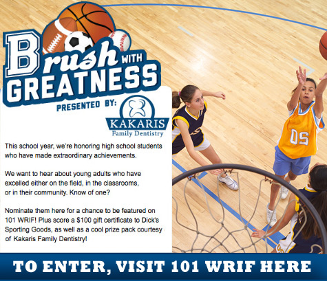 Brush with Greatness presented by Kakaris Family Dentistry